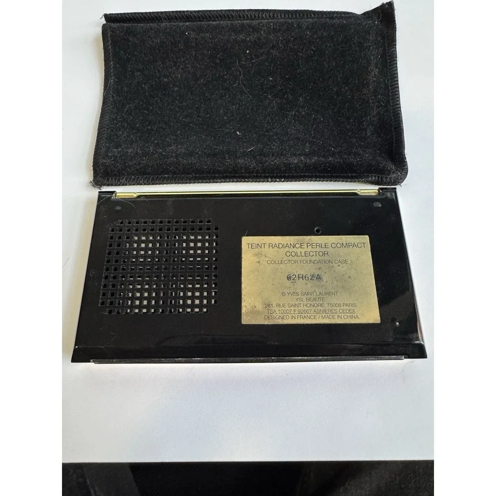 YSL Compact Mirror with Black Cover